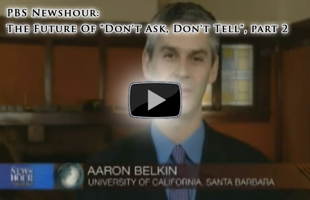 PBS Newshour: The Future Of Don't Ask, Don't Tell, part 2